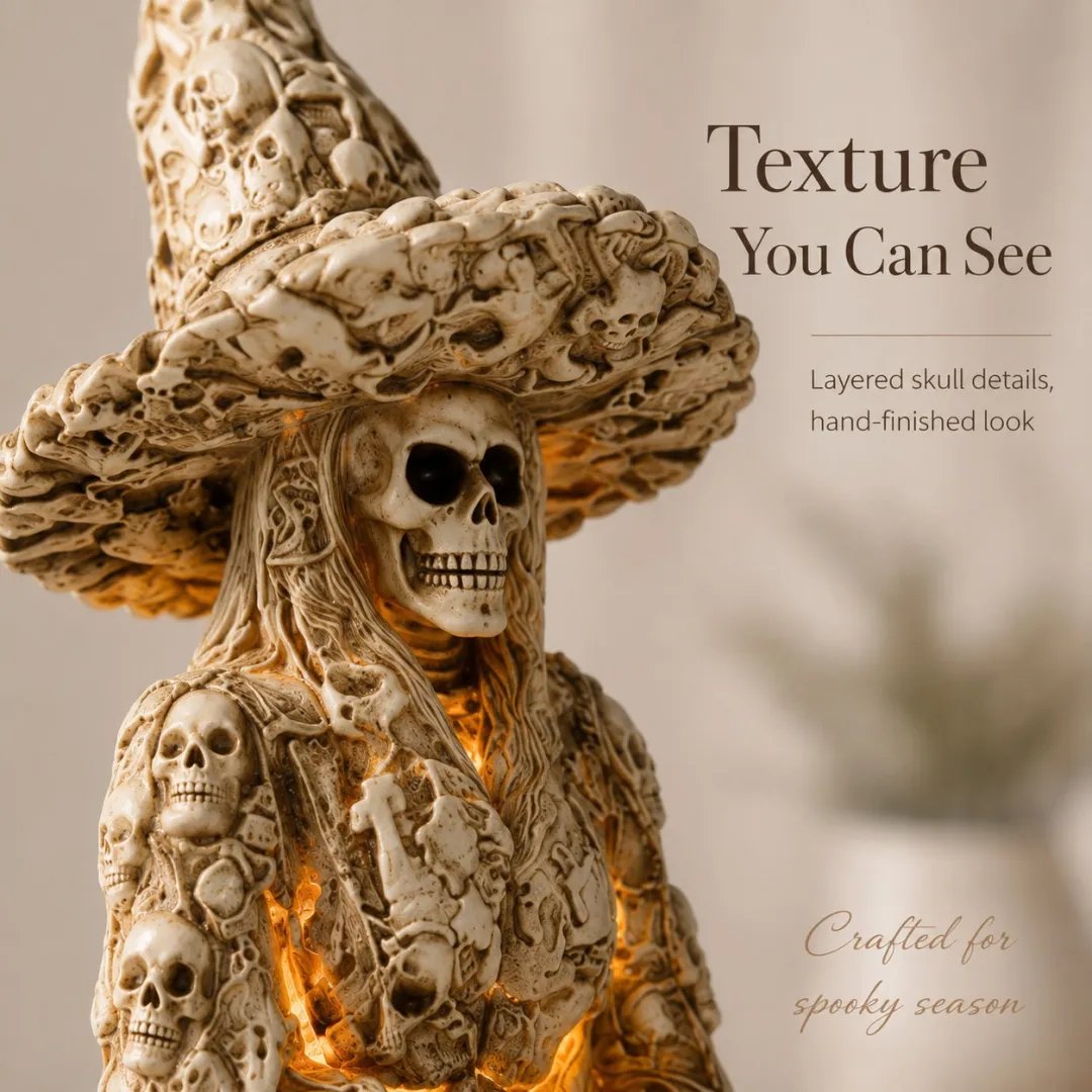 đĽHOT SALE 49% OFFâ¨Skeleton Witch Ornament