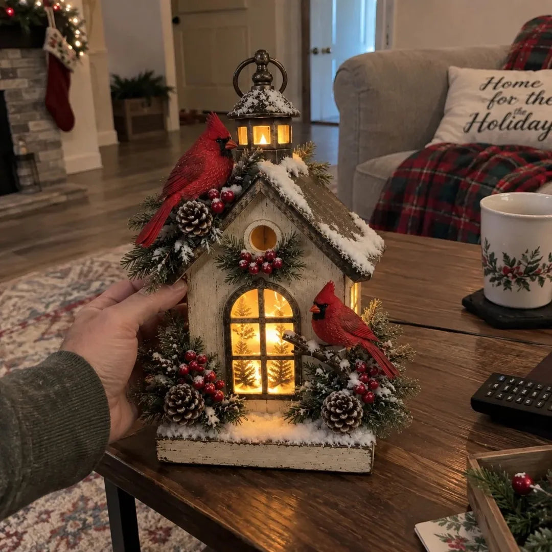 ❄️Last day Promotion 🔥-❤️ A Little Winter Home for Cardinal Lovers✨