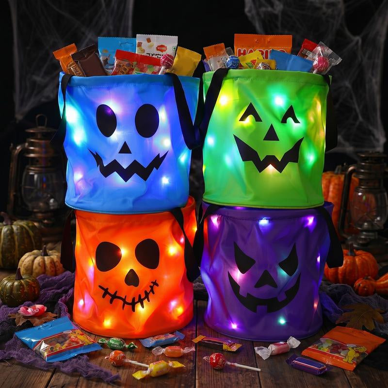 π₯ LAST DAY 50% OFF! π Light-Up Halloween Trick-or-Treat Candy Bag β¨