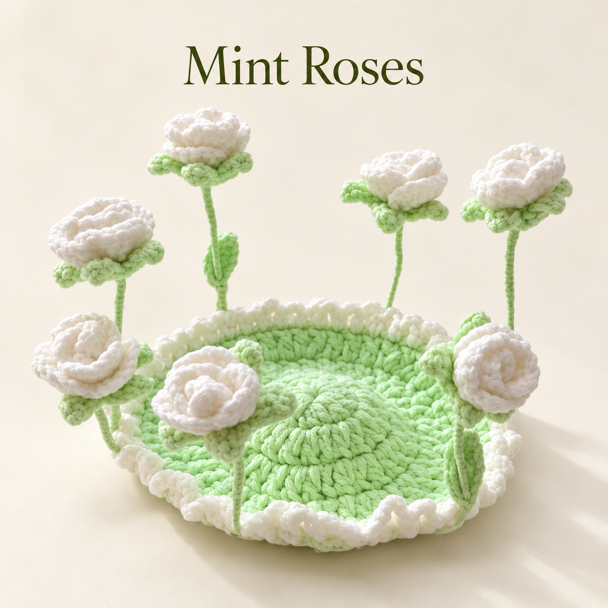 ๐ธ Blooming Crochet Coaster