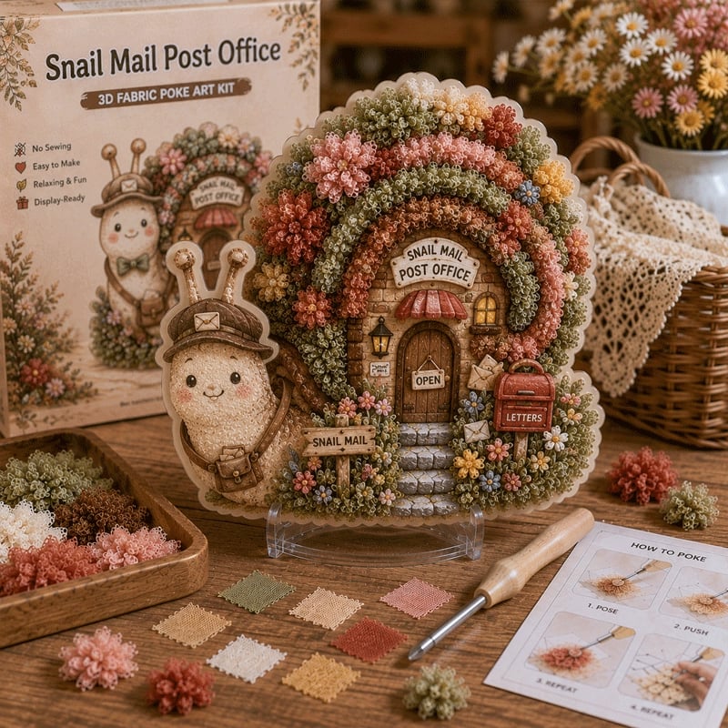 🏡🔥LAST DAY 50% OFF🔥✨ Create a Magical 3D Village with DIY Art Kit 🎨