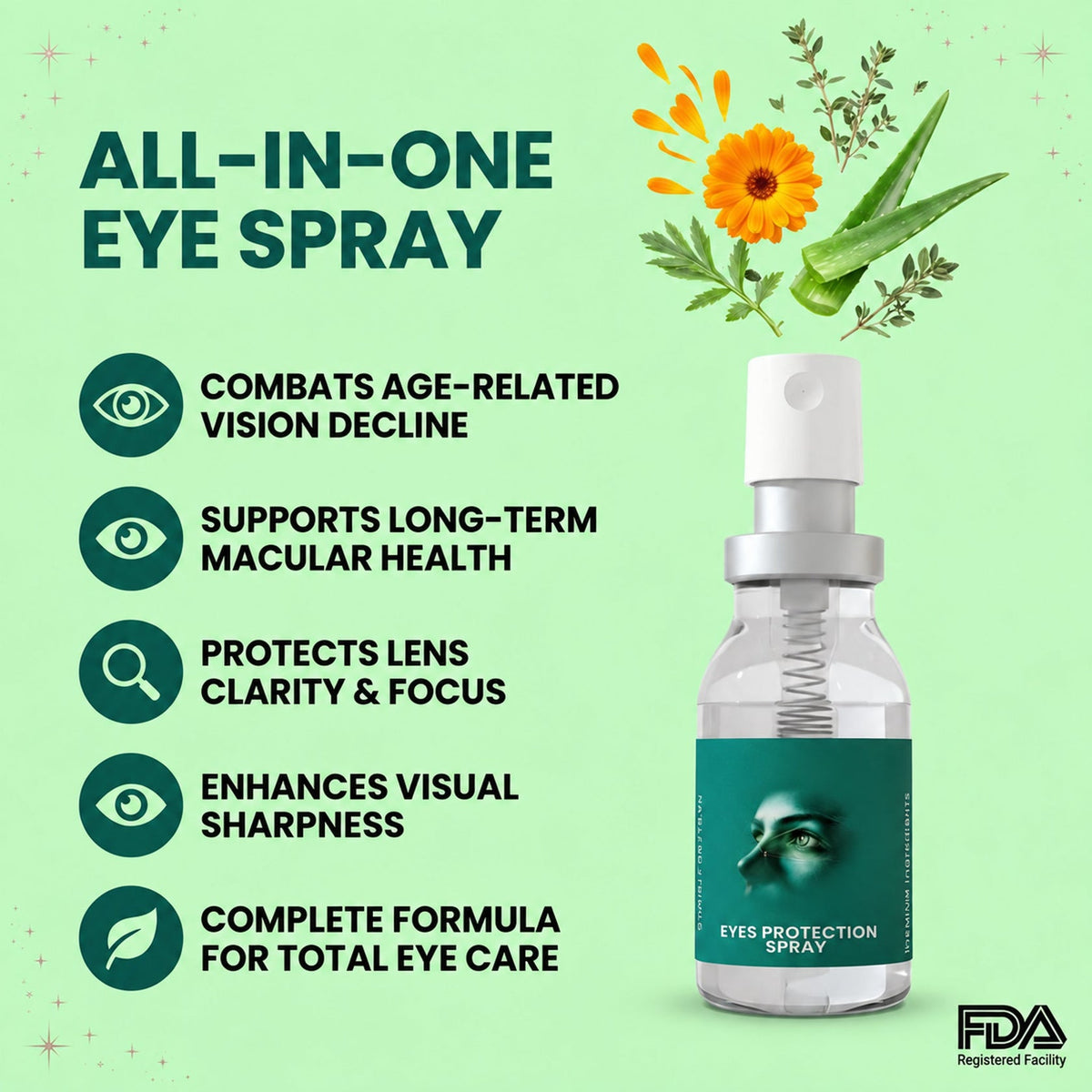 👁️ Refreshing Lutein Eye Spray for Daily Care💧