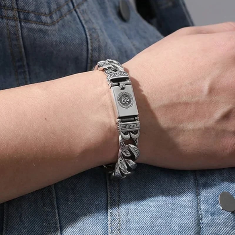 đĽ Last Day 50% OFFâ¨-Men's Retro Six-Syllable Mantra Bracelet