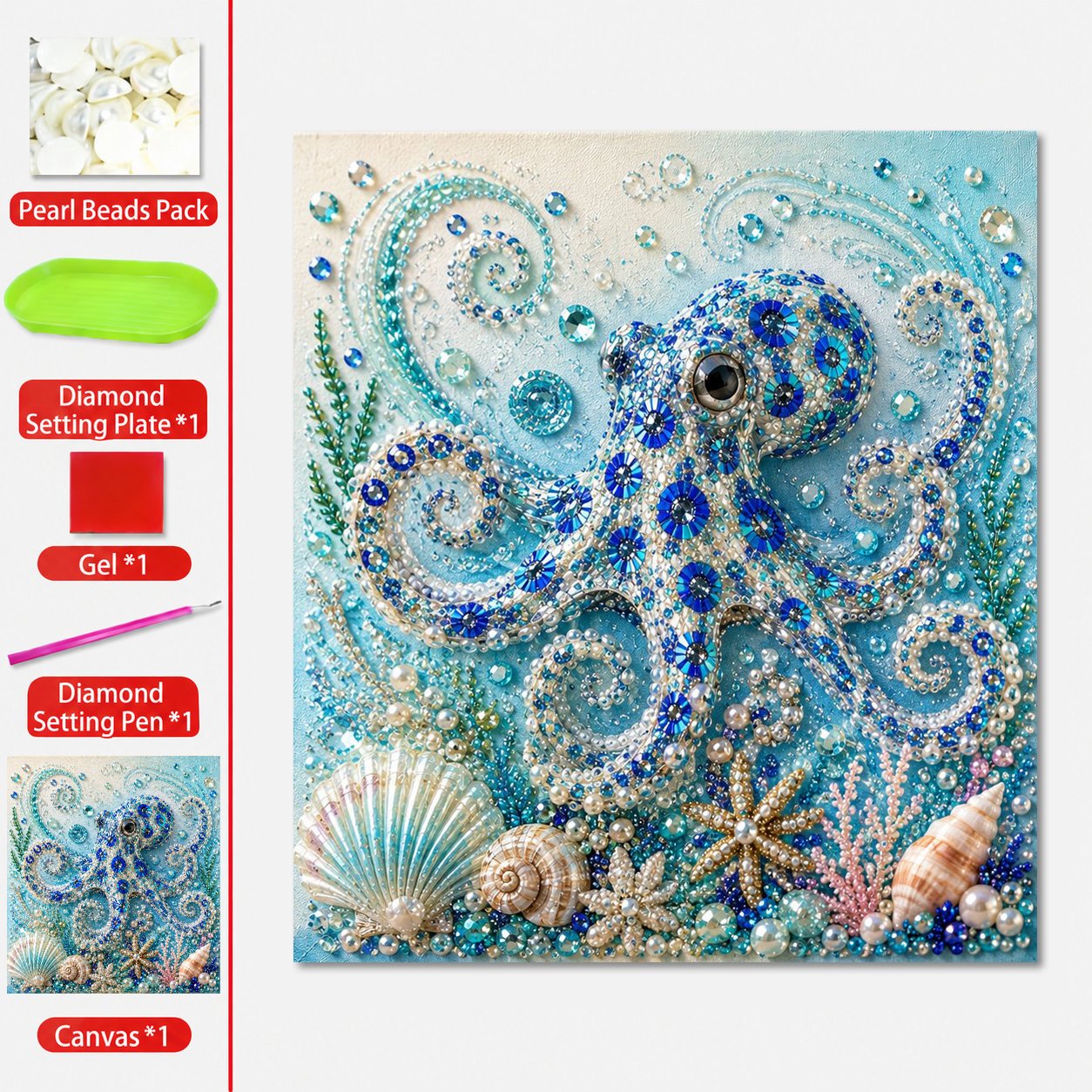 đOcean Pearl Art DIY Kit Relaxing Coastal Craft Creative Handmade Home Decorâ¨