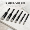⏰Last day Promotion 🔥-🔧 6PCS Diamond Drill Bit Set for Clean & Precise Tile, Glass & Granite Drilling 💎