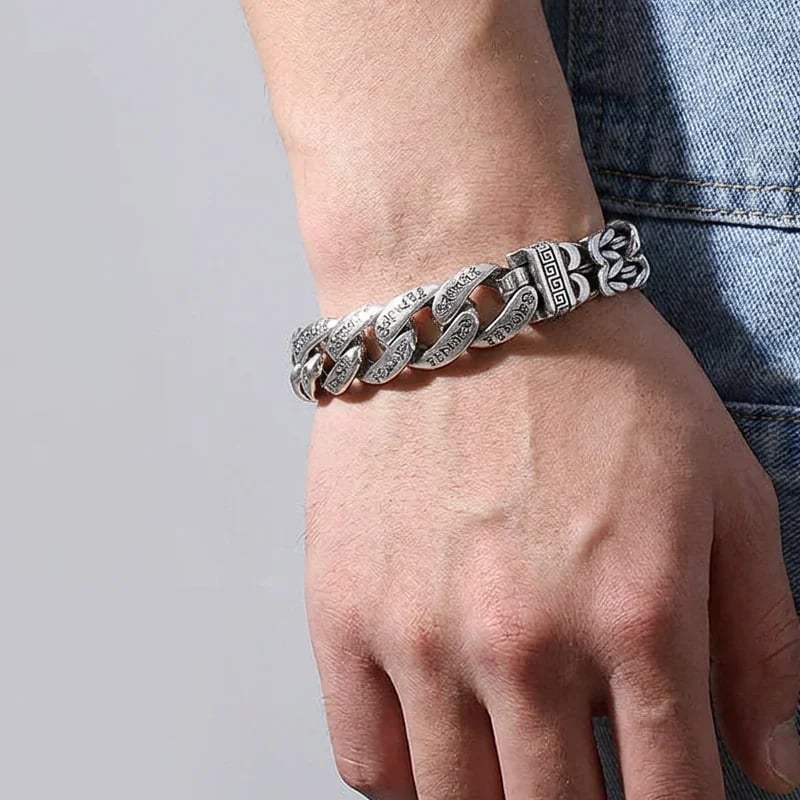 đĽ Last Day 50% OFFâ¨-Men's Retro Six-Syllable Mantra Bracelet