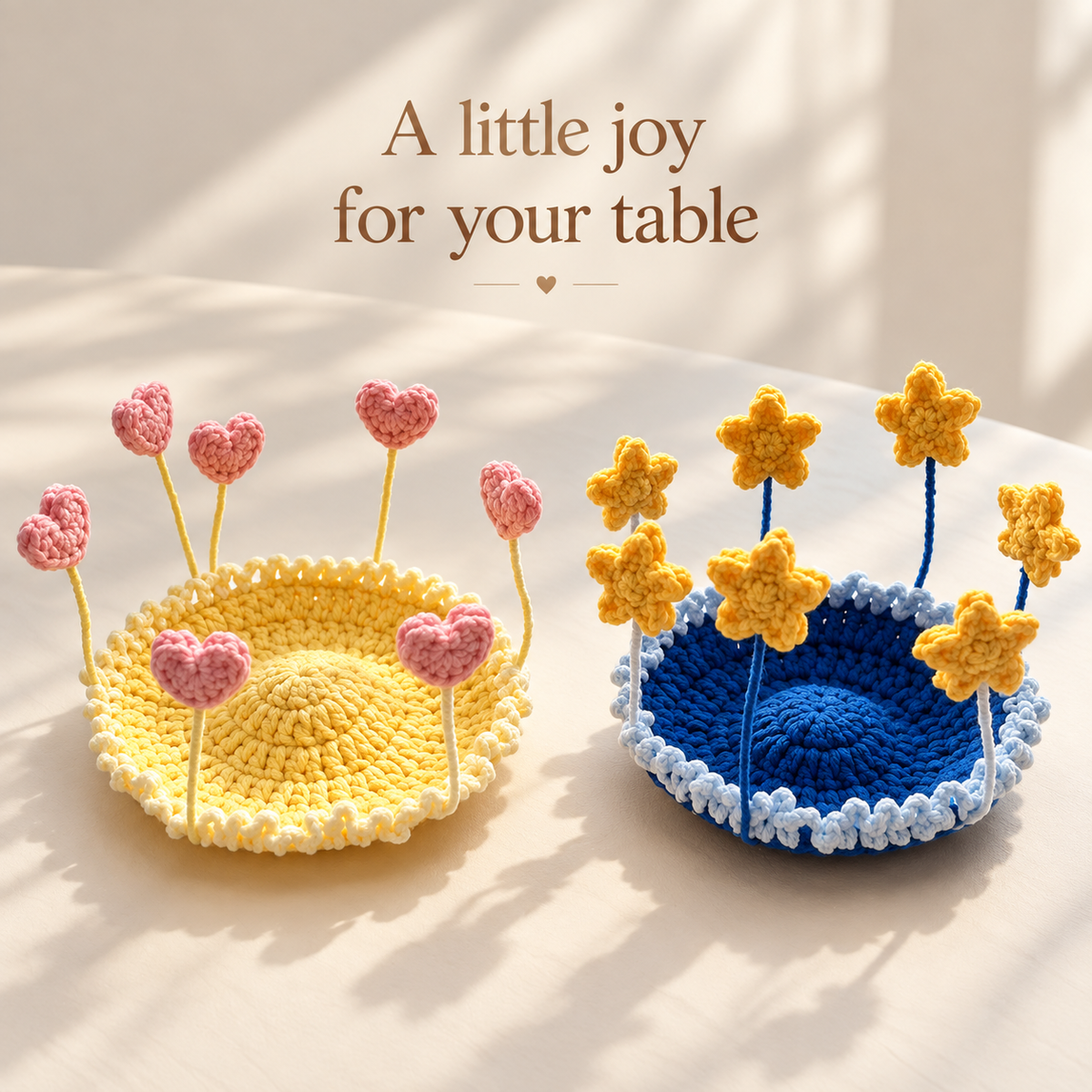 ๐ธ Blooming Crochet Coaster