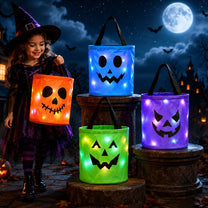 π₯ LAST DAY 50% OFF! π Light-Up Halloween Trick-or-Treat Candy Bag β¨