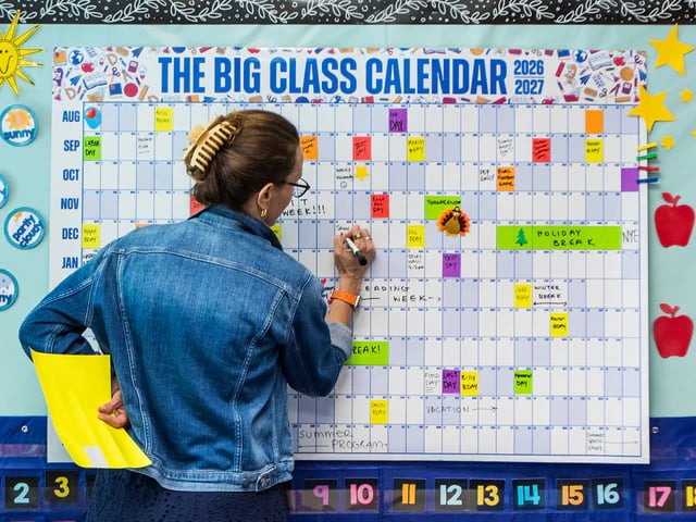 🔥LAST DAY 50% OFF🔥💥📅 The Big Class Calendar - Academic Year 2026-2027 🔥