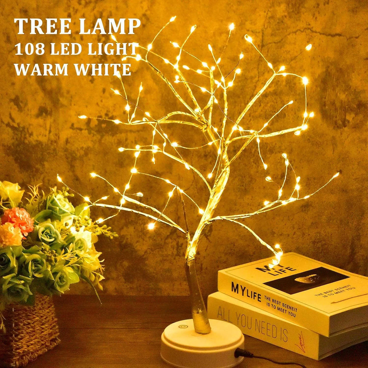 🌲Golden Glow Tree -Decorative Night Light,Wide Variety of Styles to Choose From✨