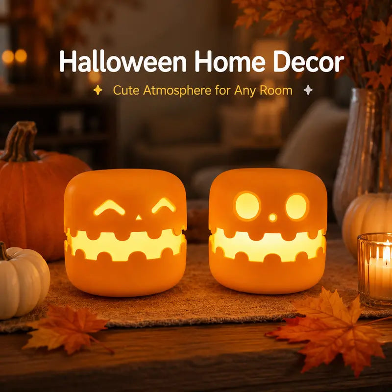 š Halloween Pumpkin Decorative Light ā USB-Powered Spooky Table Lamp