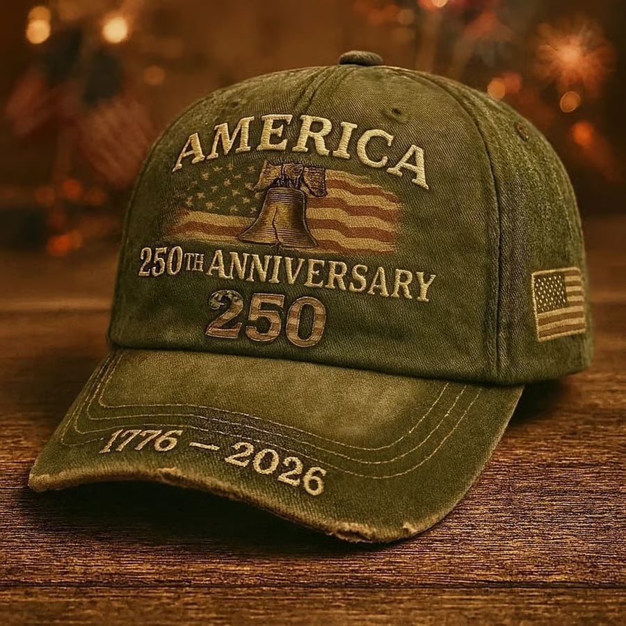 🔥 United States 250th Anniversary Red Cap