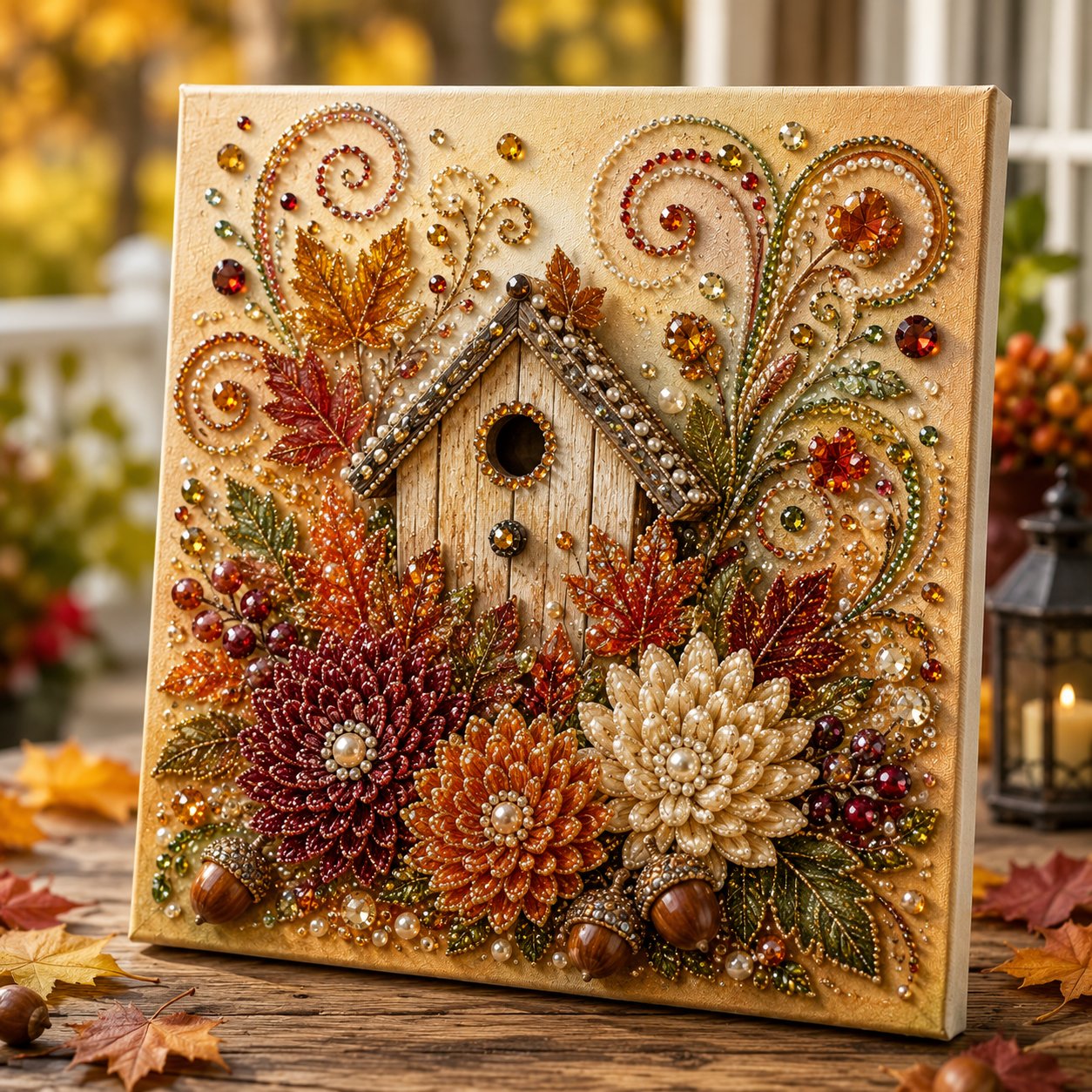 đĽLast Day 49% OFF - đâ¨Autumn Pearl Painting Kit