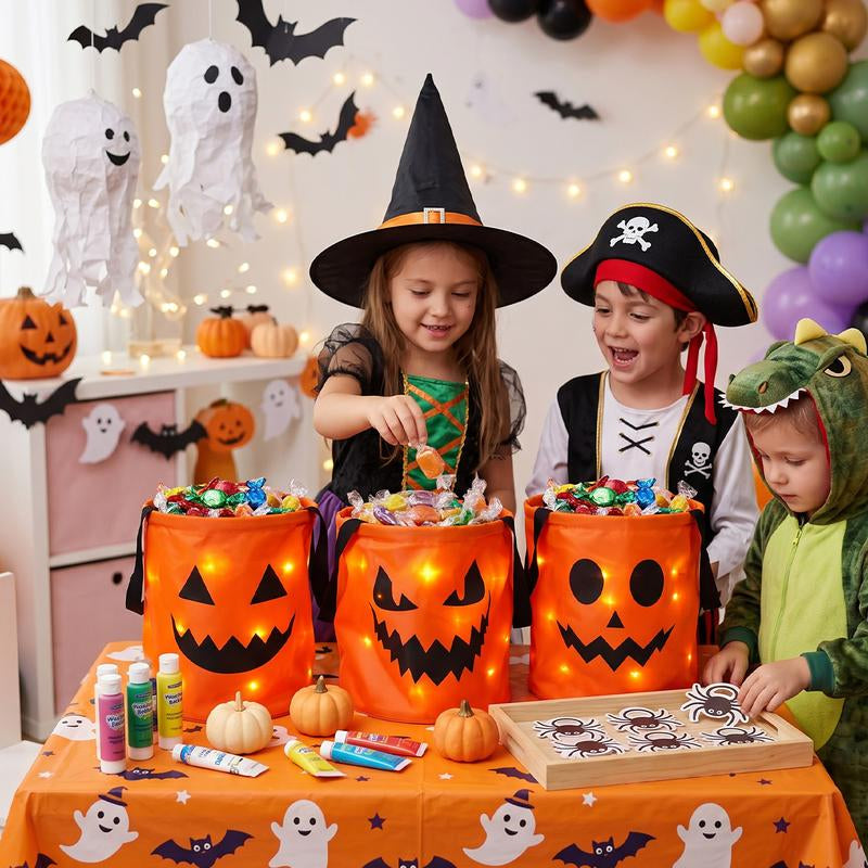π₯ LAST DAY 50% OFF! π Light-Up Halloween Trick-or-Treat Candy Bag β¨