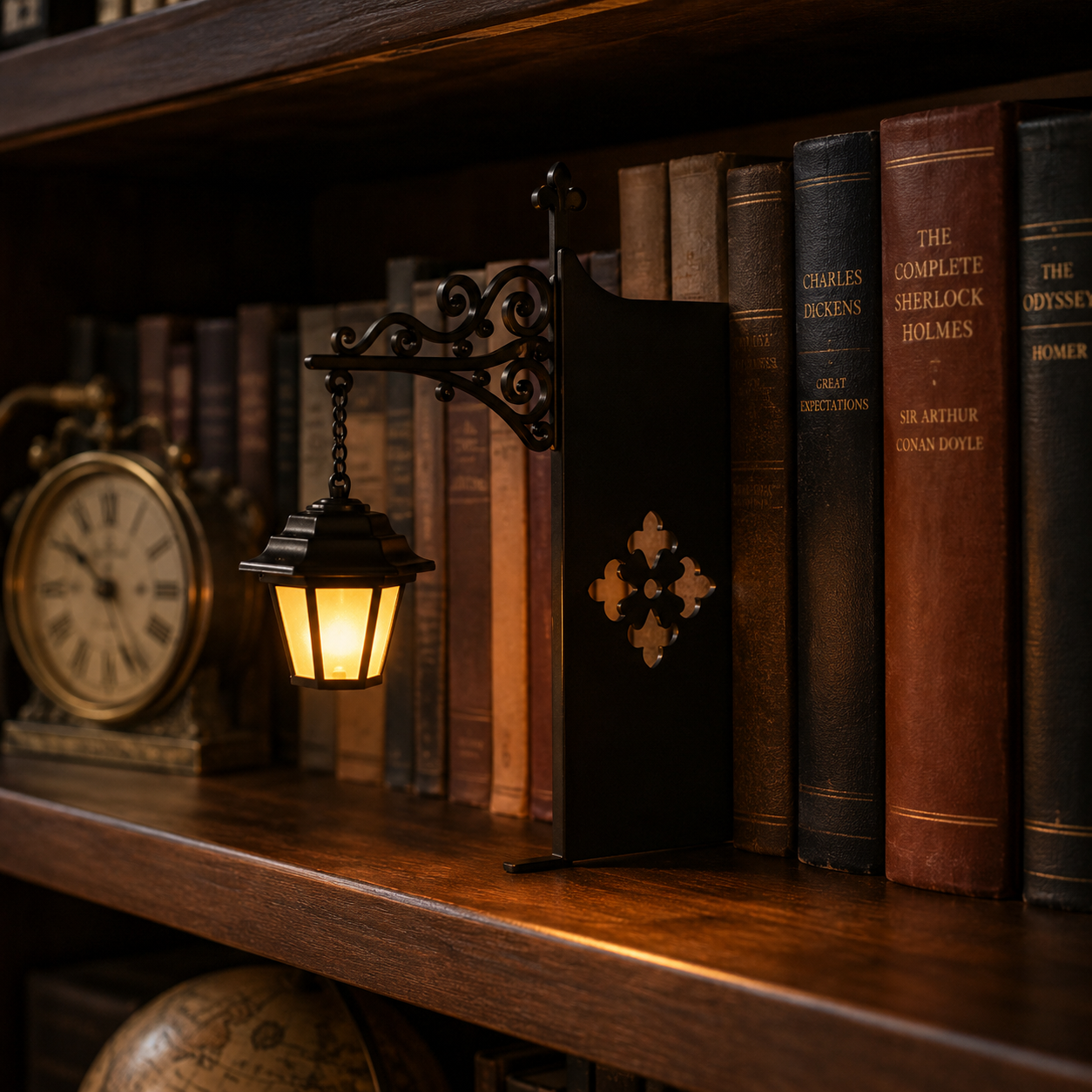 Library Lantern - Decorative Bookshelf Lighting