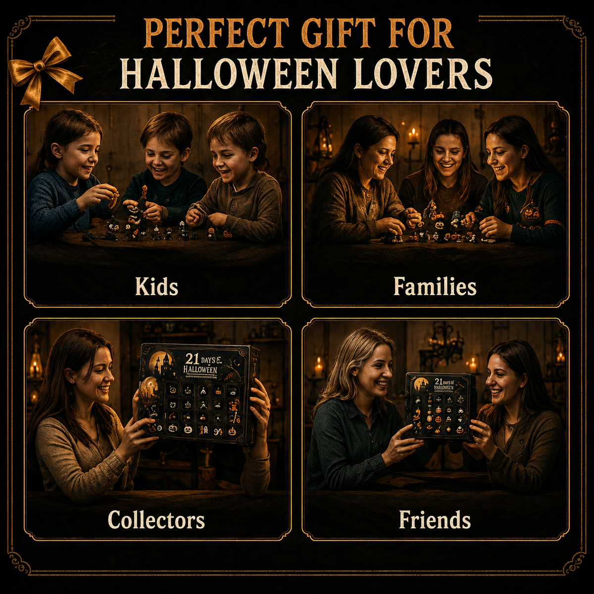 ๐๐ Nights of Fright Halloween Countdown Box | Unique Mini Figurines, Hanging Charms & Spooky Collectibles ๐ปโจ