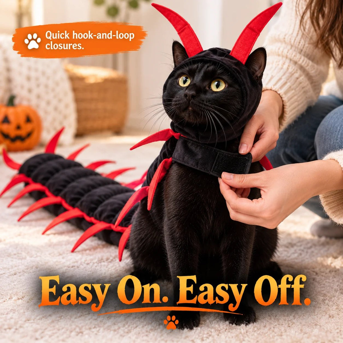 π 50% OFF β Creepy-Cute Halloween Centipede Pet Costume β 3D Crawling Outfit for Dogs & Cats πΎ