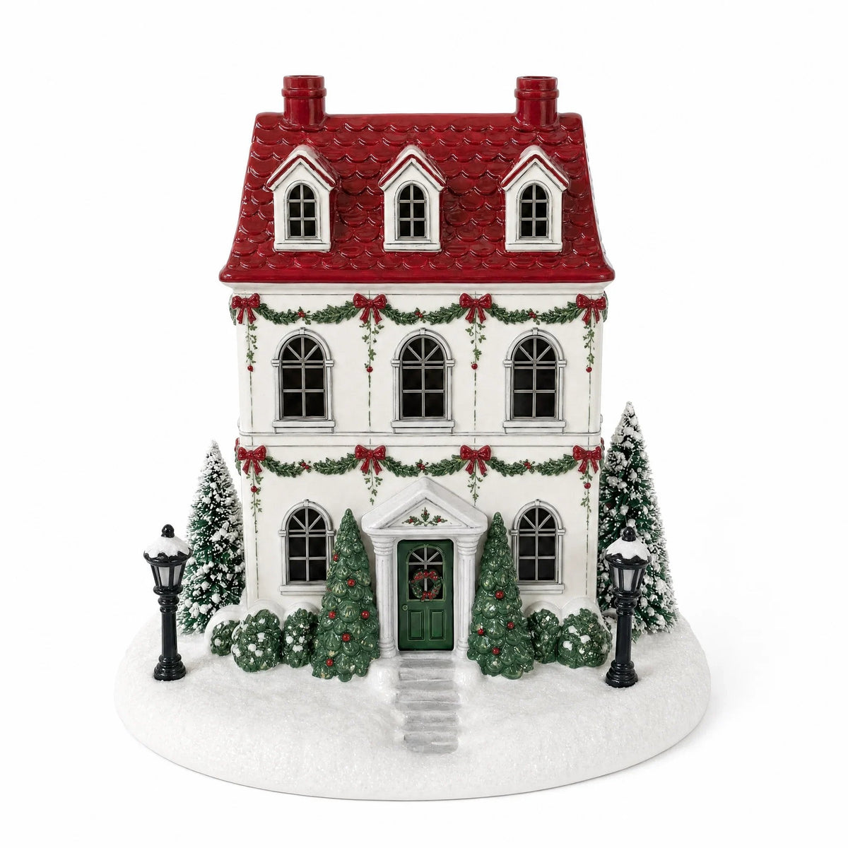 π Christmas Village Aroma Diffuser β Light-Up Ceramic House with Chimney Mist