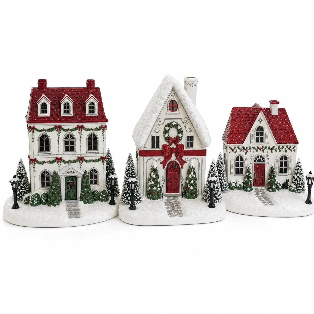 π Christmas Village Aroma Diffuser β Light-Up Ceramic House with Chimney Mist