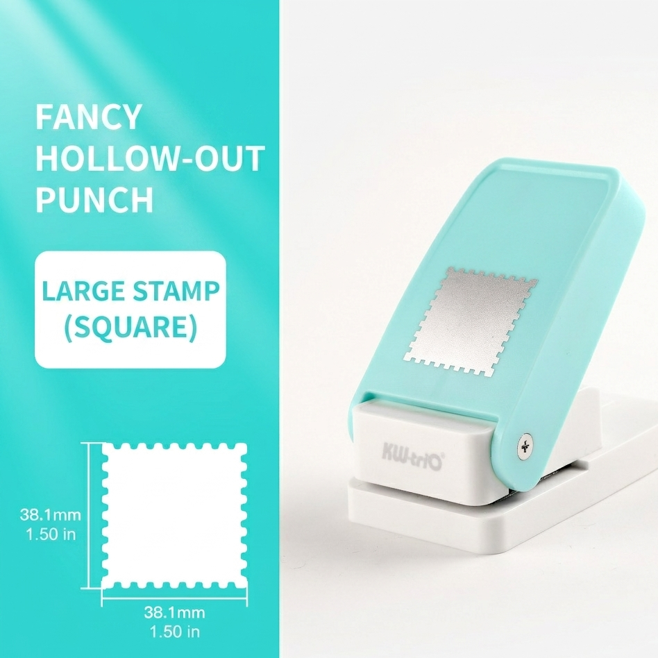 Precision Stamp-Style Decorative Paper Punch – Versatile Embossing Tool for DIY Crafts, Scrapbooking & Greeting Cards