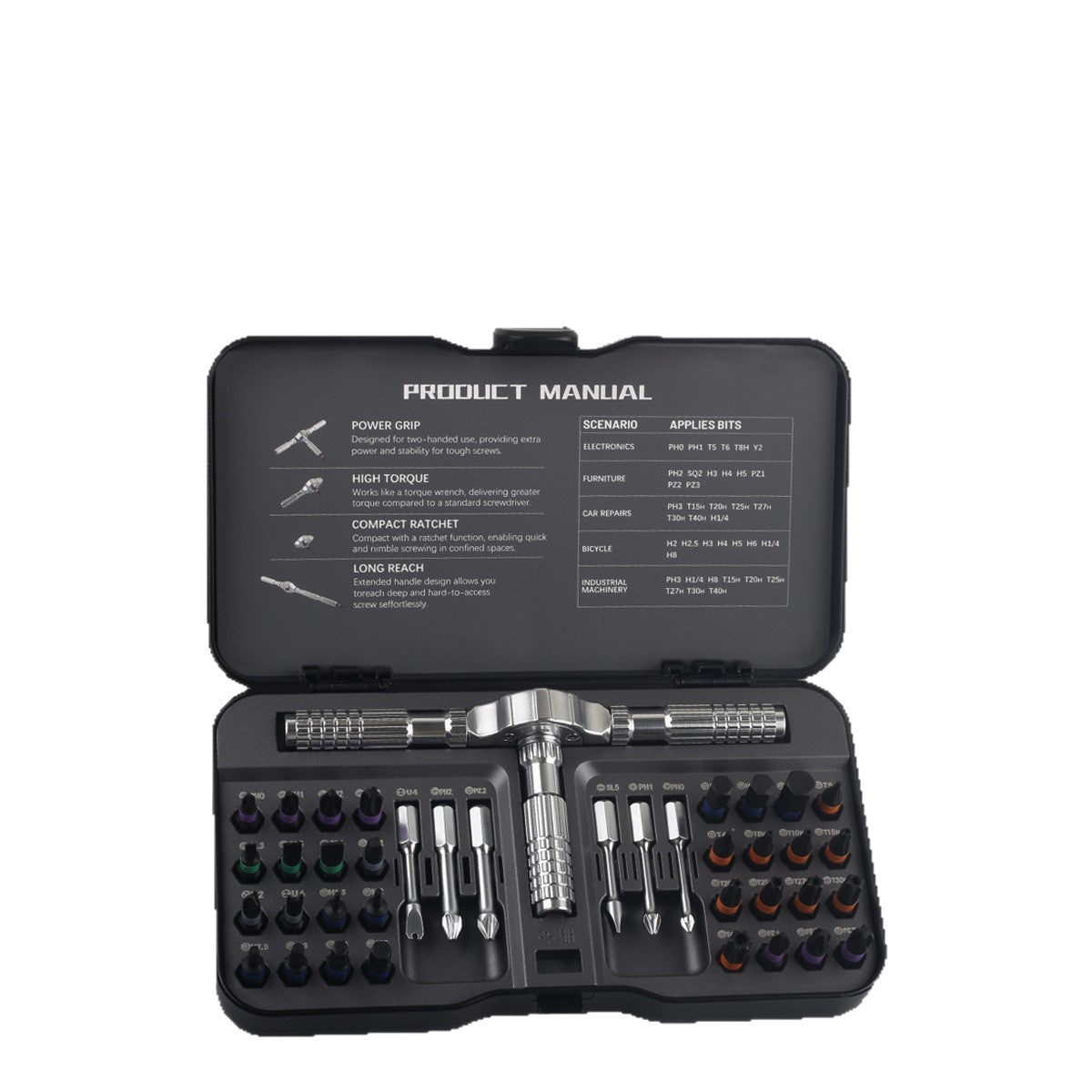 24/42-in-1 Magnetic Screwdriver Set with Case