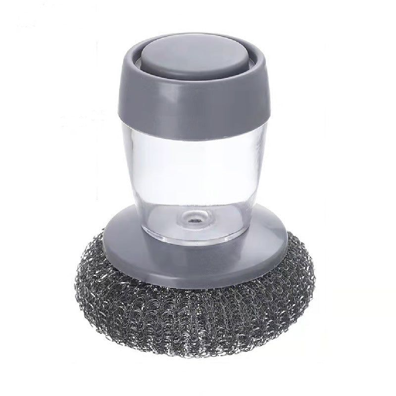 π§½ Liquid-Dispensing Cleaning Scrubber β Reusable Grease & Grime Remover