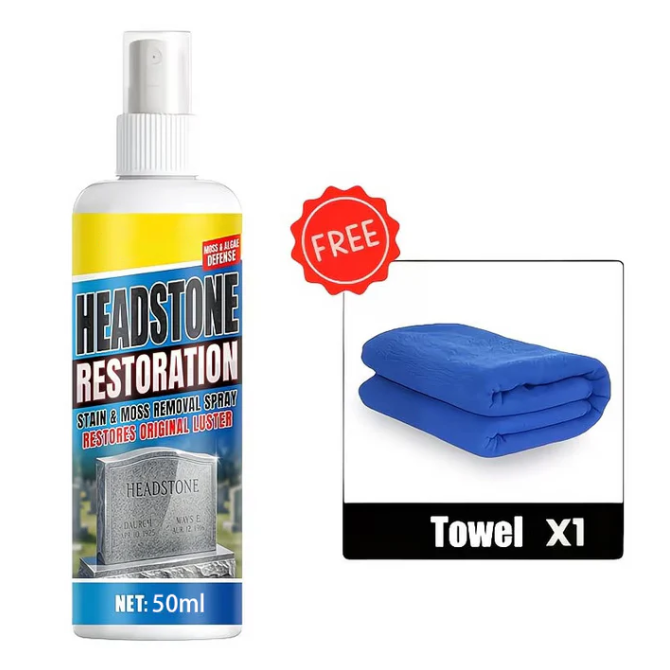 Headstone Restoration & Cleaning Spray