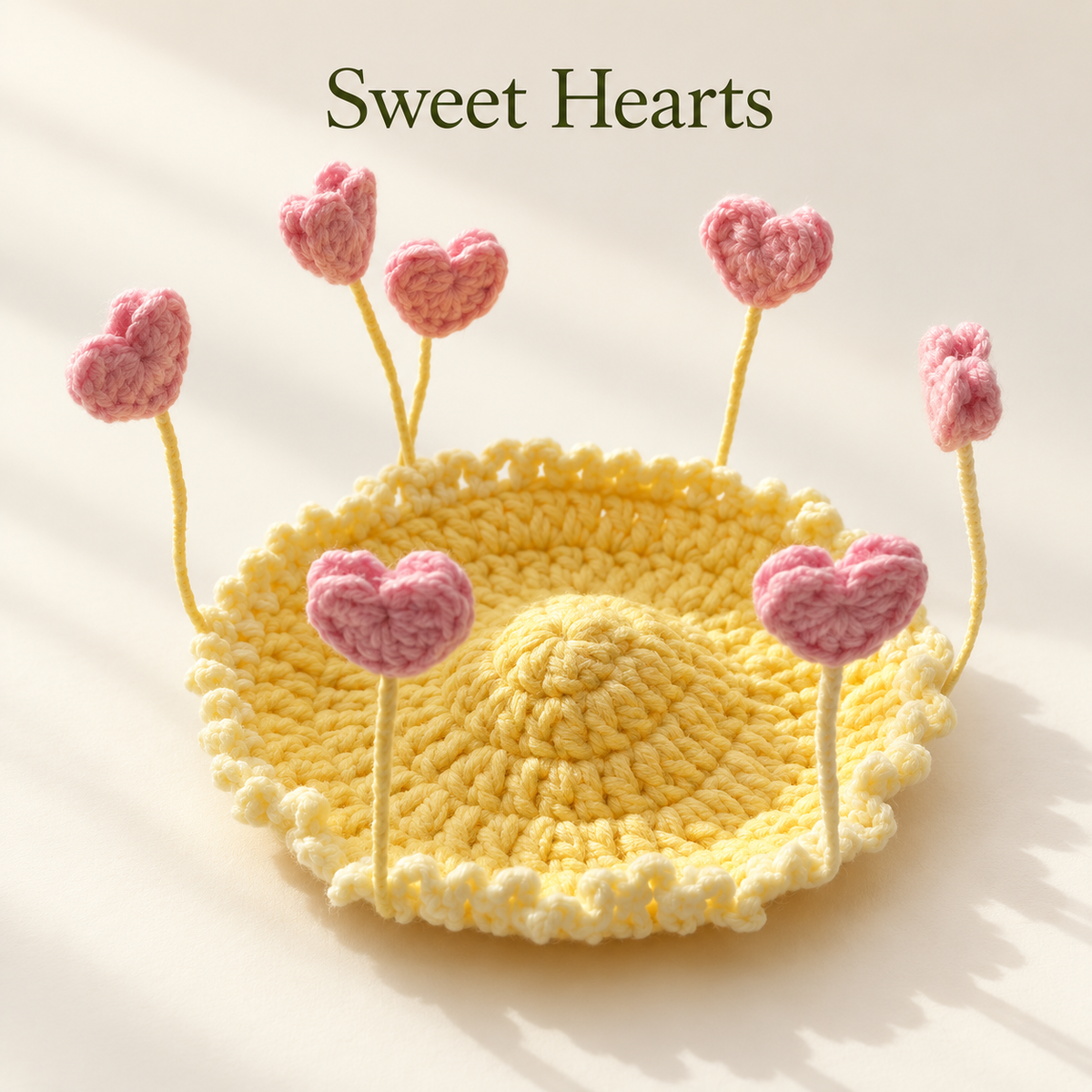 ๐ธ Blooming Crochet Coaster