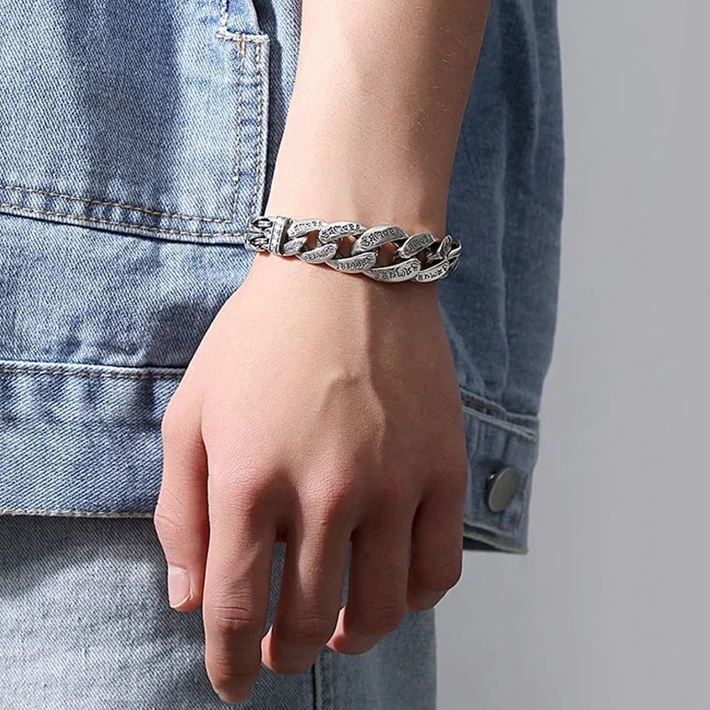 đĽ Last Day 50% OFFâ¨-Men's Retro Six-Syllable Mantra Bracelet