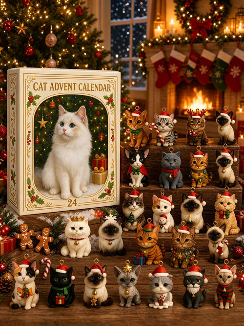 π± Holiday Celebration 50% OFF β¨-π Cat Advent Calendar with 24 Cute Charms for Cat Lovers π±