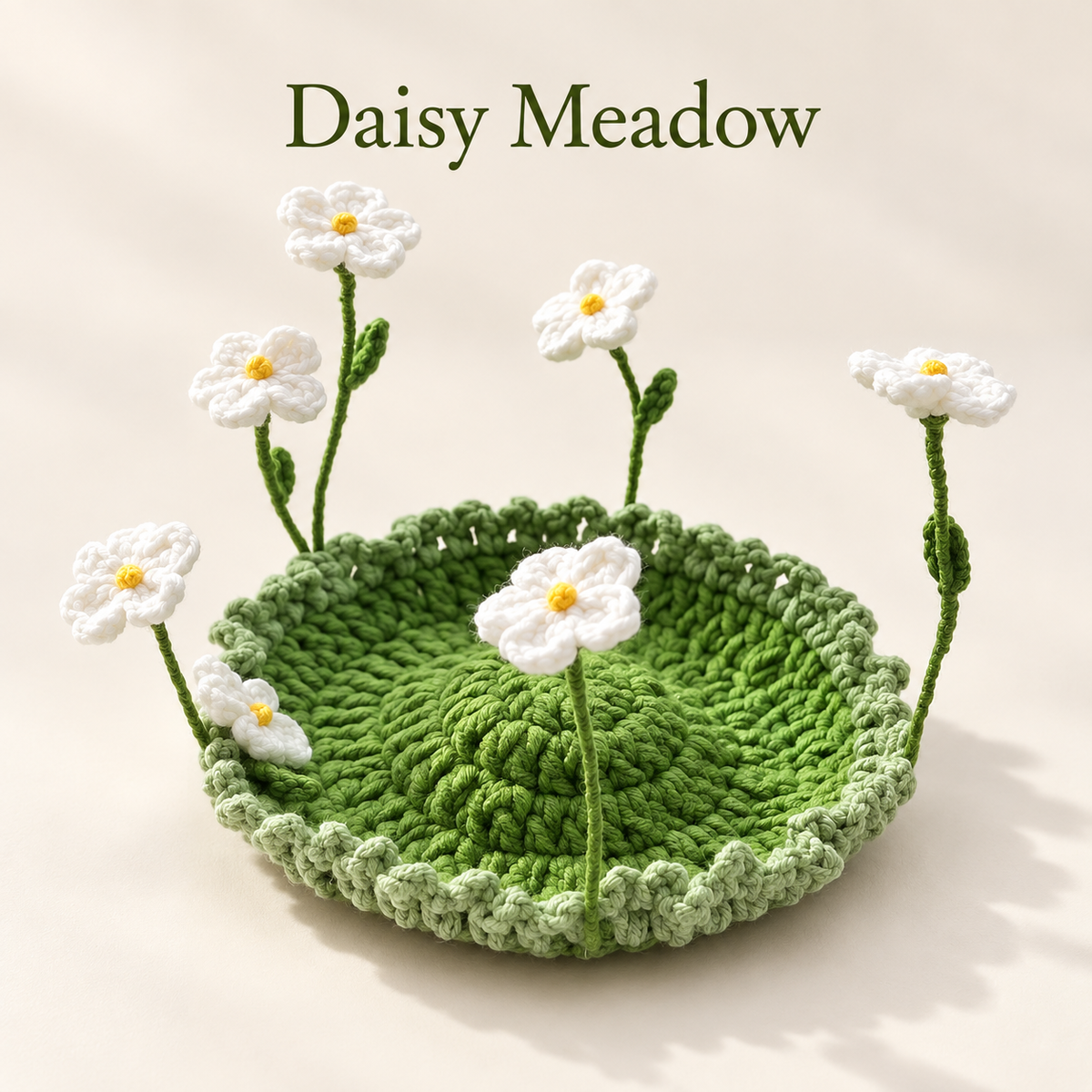 ๐ธ Blooming Crochet Coaster