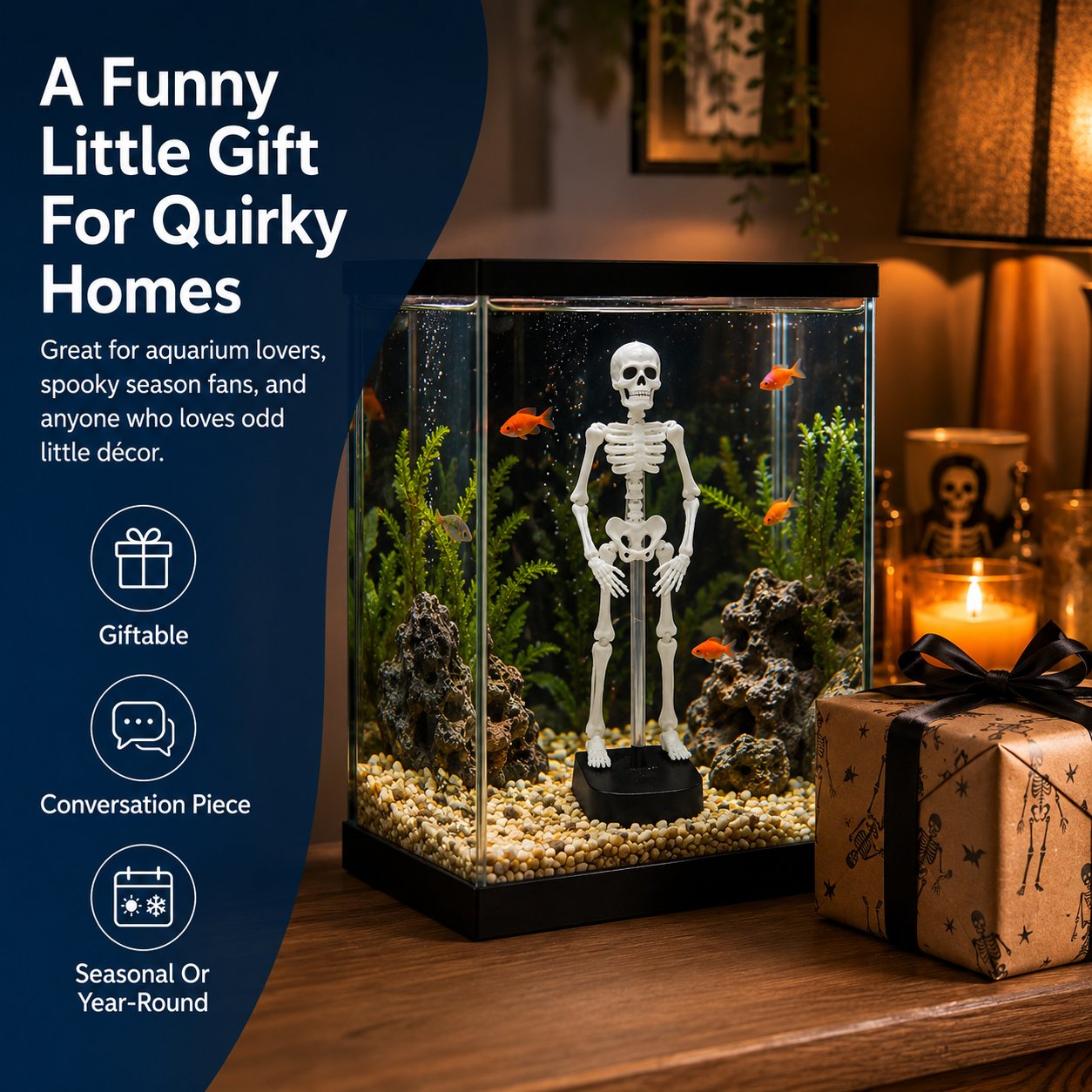 🔥49% Off Last Day -Halloween Early Bird Special🔥White Underwater Dancing Skeleton Bath Toy With Suction Base
