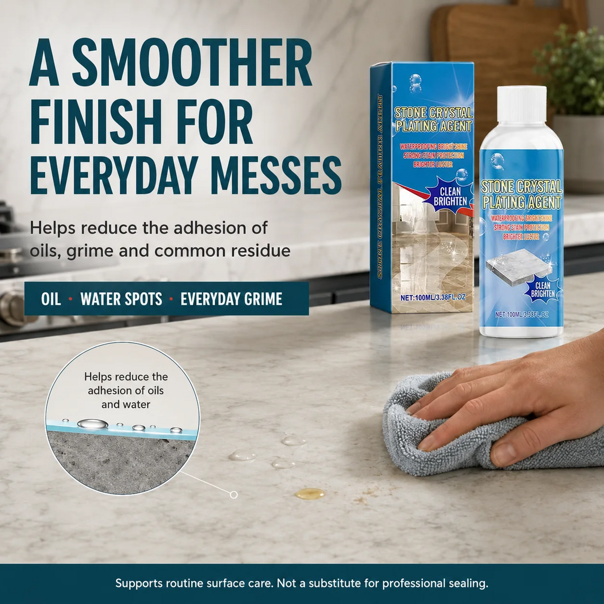 ๐ ๏ธ Stone Countertop Scratch Repair & Polish โ Surface Restorer