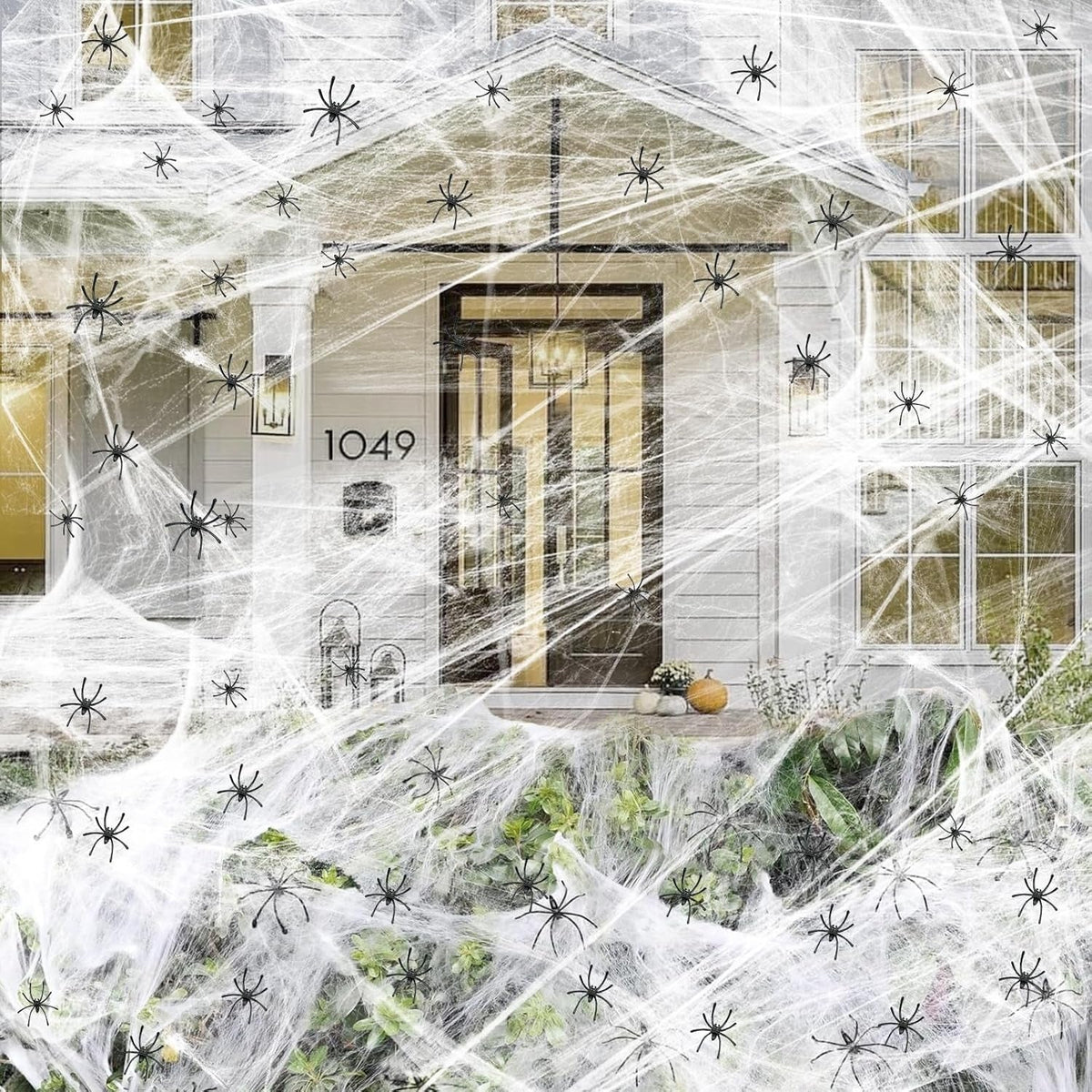 π₯ LAST DAY 50% OFF! π·οΈ Halloween Spider Webs Stretchy Cobweb Party Decor π