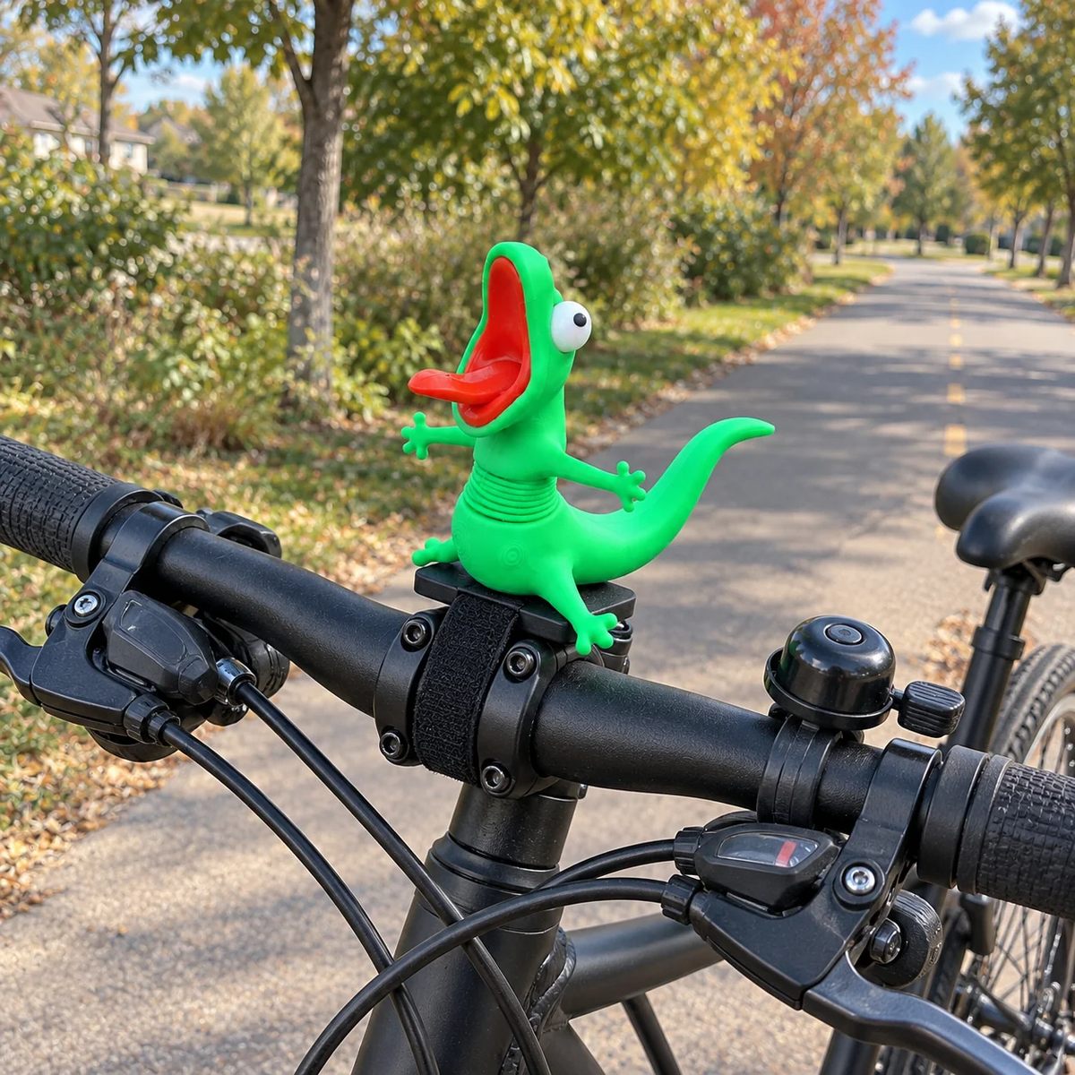 🦎Wobbly Riding Buddy – Car & Motorcycle Decor🏍