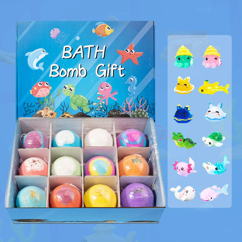12-Piece Bath Bomb Gift Set for Kids