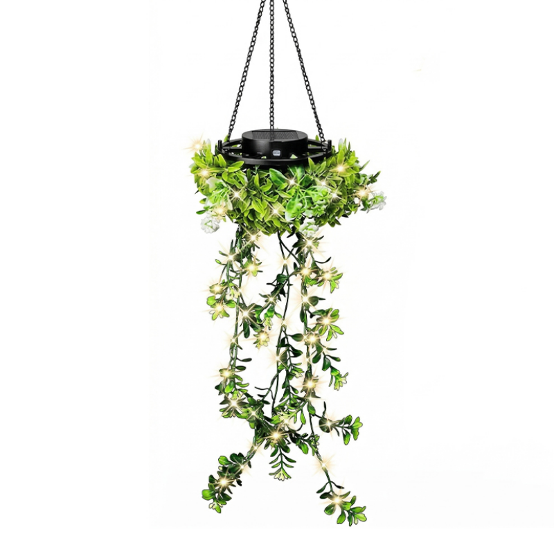 ☀️ Last Day 50% OFF✨-🌿Solar Ivy Lights with Waterproof Design & 8 Modes for Magical Garden💡