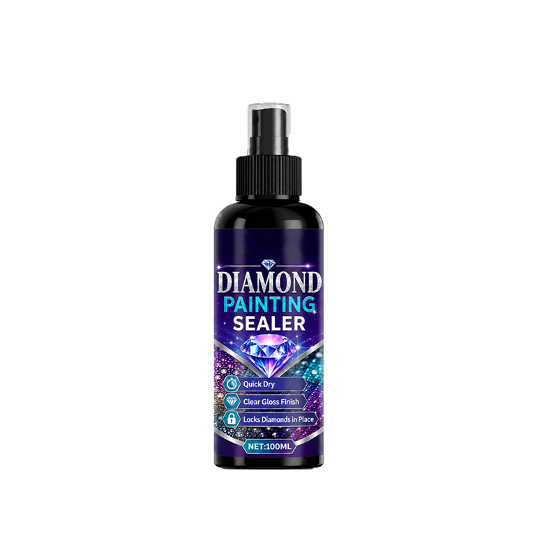 🔥LAST DAY 50% OFF💎✨ Diamond art sealer – locks beads, glossy finish, dries fast & lasts