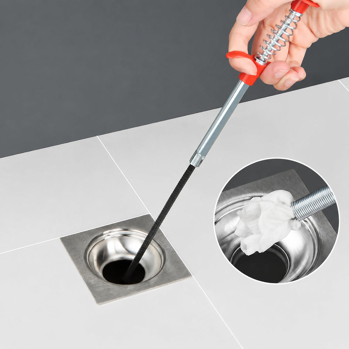 🚿✨ Professional Drain Clog Remover Tool for Easy Fixes 🔧