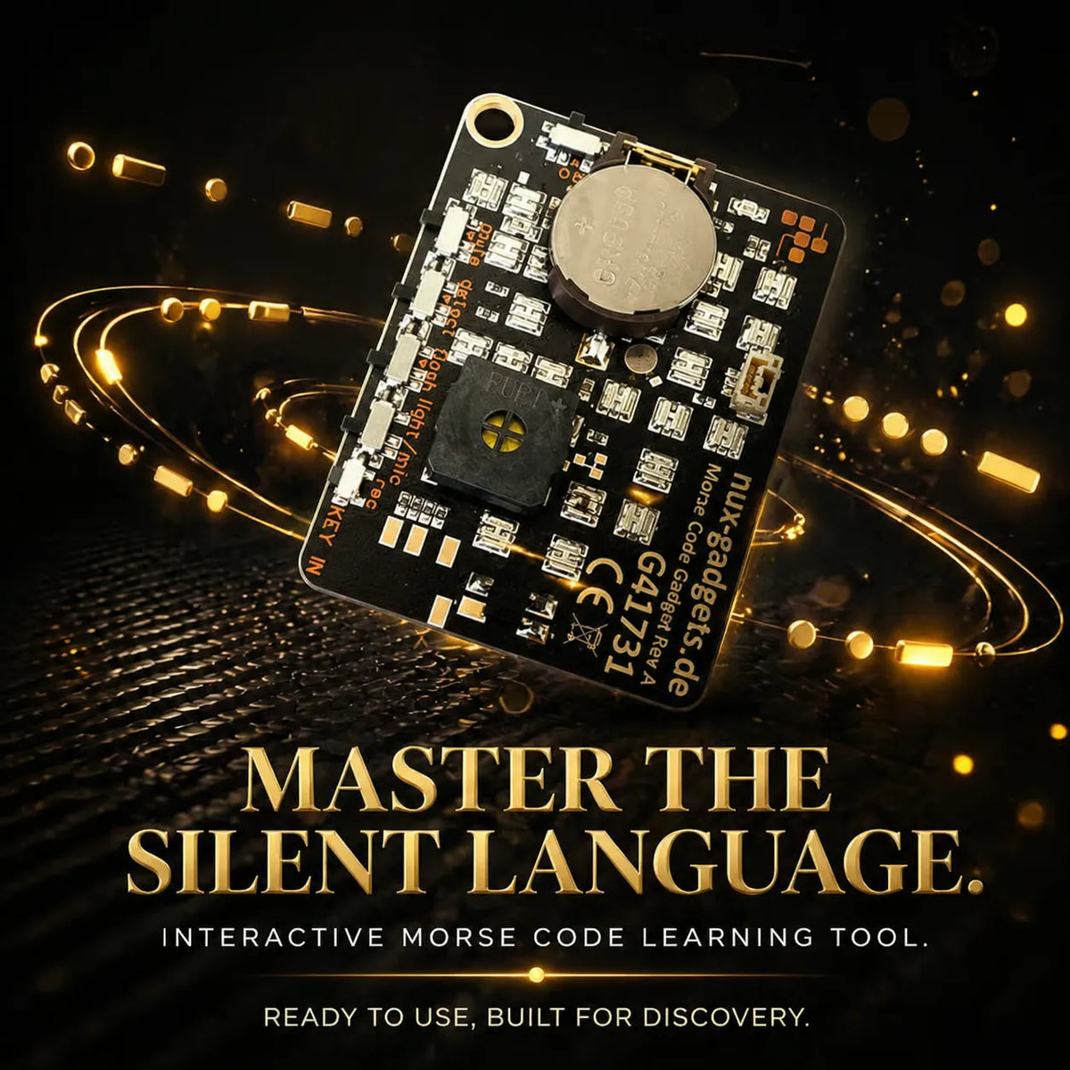 🔥 Last Day 50% OFF✨-📟 Morse Code Trainer Card Pro (LED Edition)