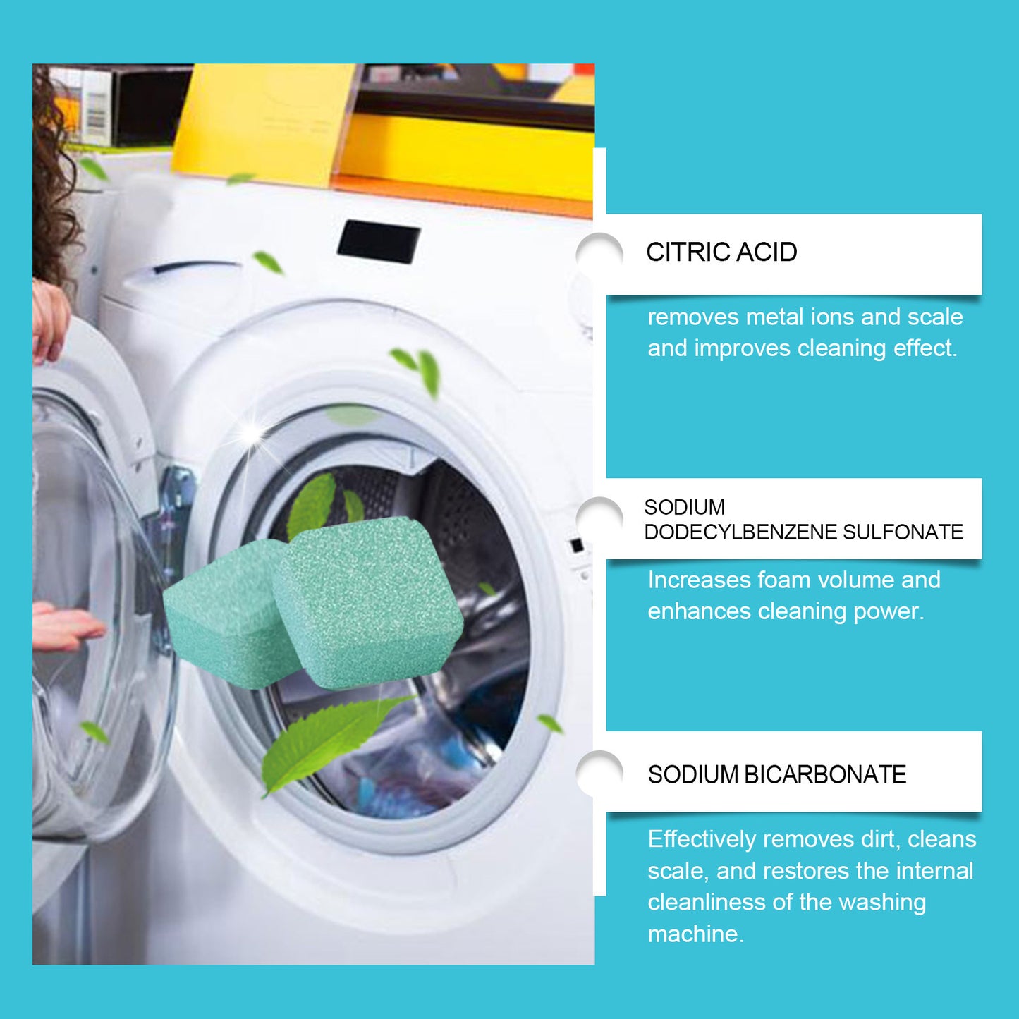Washing Machine Cleaner (12 Tablets)
