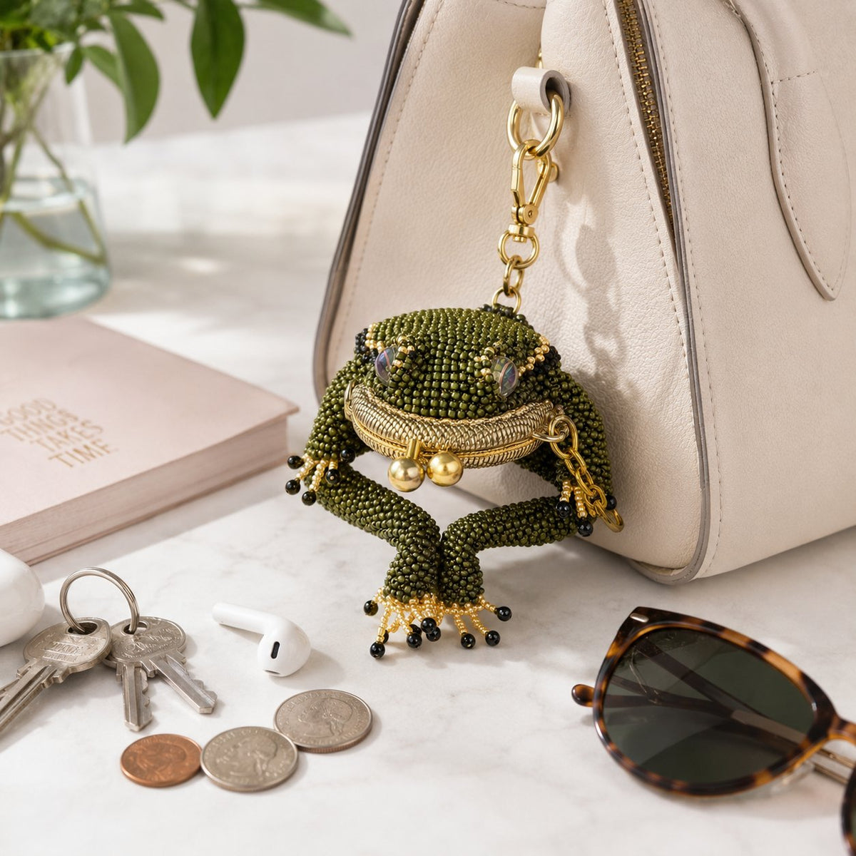 🔥🐸 Charming Frog Coin Purse 💚