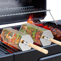 Rolling Grill Baskets - 304 Stainless Steel BBQ Tools