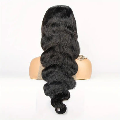 13x4 Front Lace Wig - Center Part Long Wavy Hair Wig