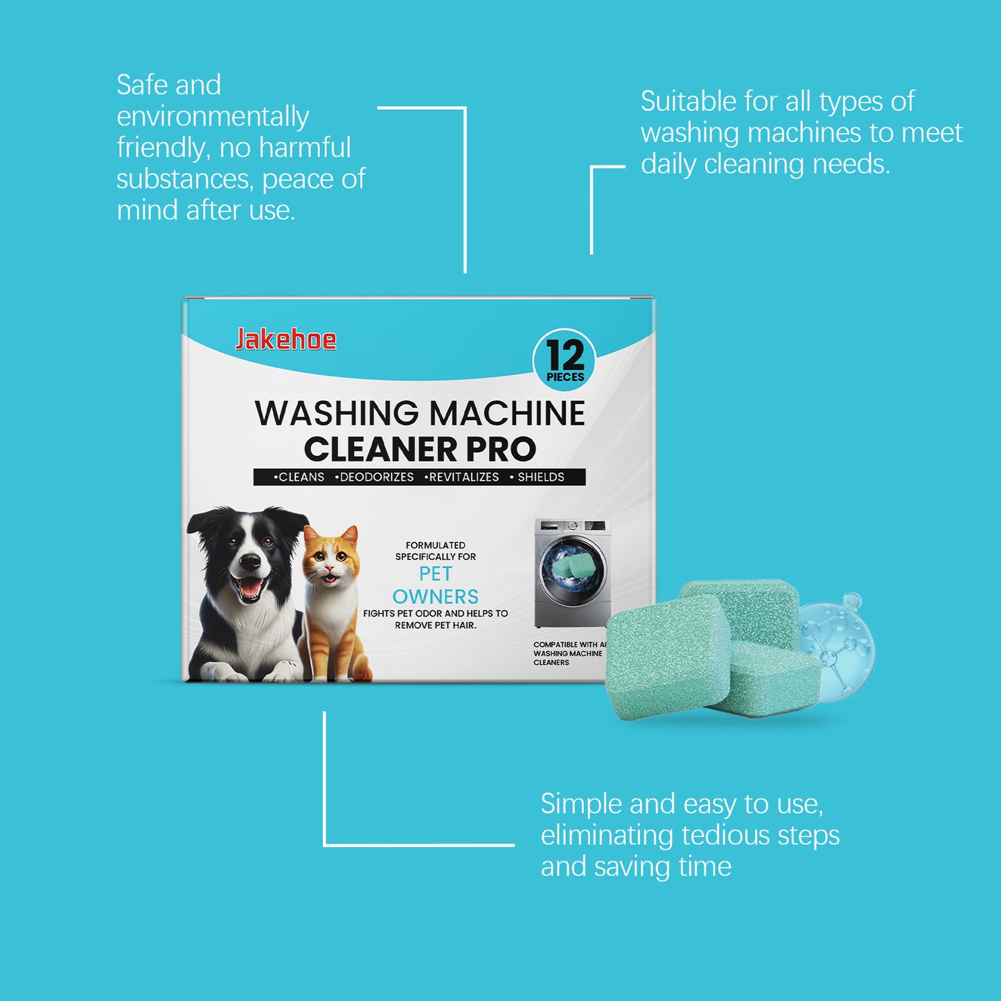 Washing Machine Cleaner (12 Tablets)