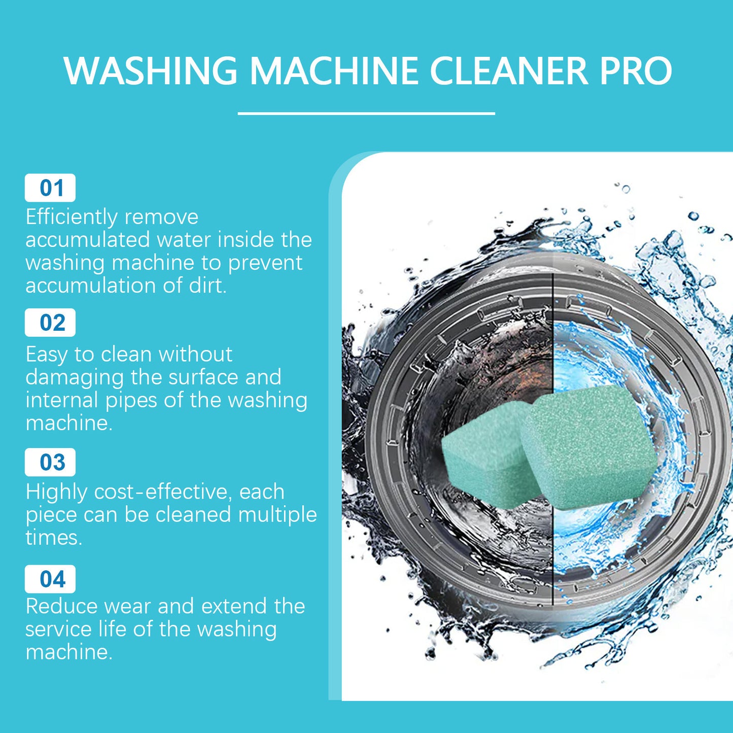 Washing Machine Cleaner (12 Tablets)