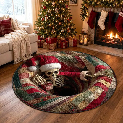 🎄 Christmas 3D Optical Illusion Rug
