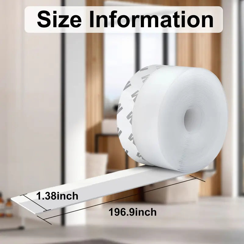 🏠Transparent Silicone Door Seal Strip Draft Stopper Insect Proof Windproof Soundproof Tape✨
