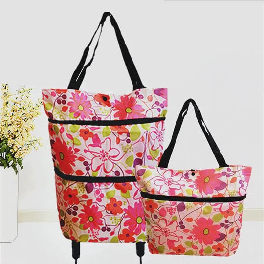 🛍️ Foldable 2-in-1 Shopping Bag for Easy Carry ✨