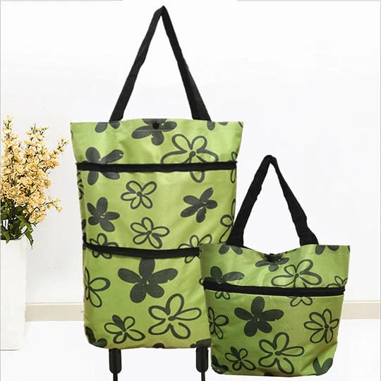 🛍️ Foldable 2-in-1 Shopping Bag for Easy Carry ✨